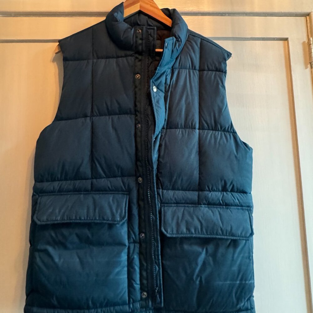 J Crew winter vest with Permaloft